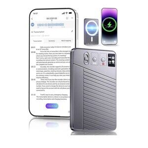 Banoshalo AI Voice Recorder Translation Transcription 107 Languages w ChatGPT